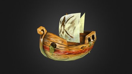Ringed! - Pirate ship 3D Model