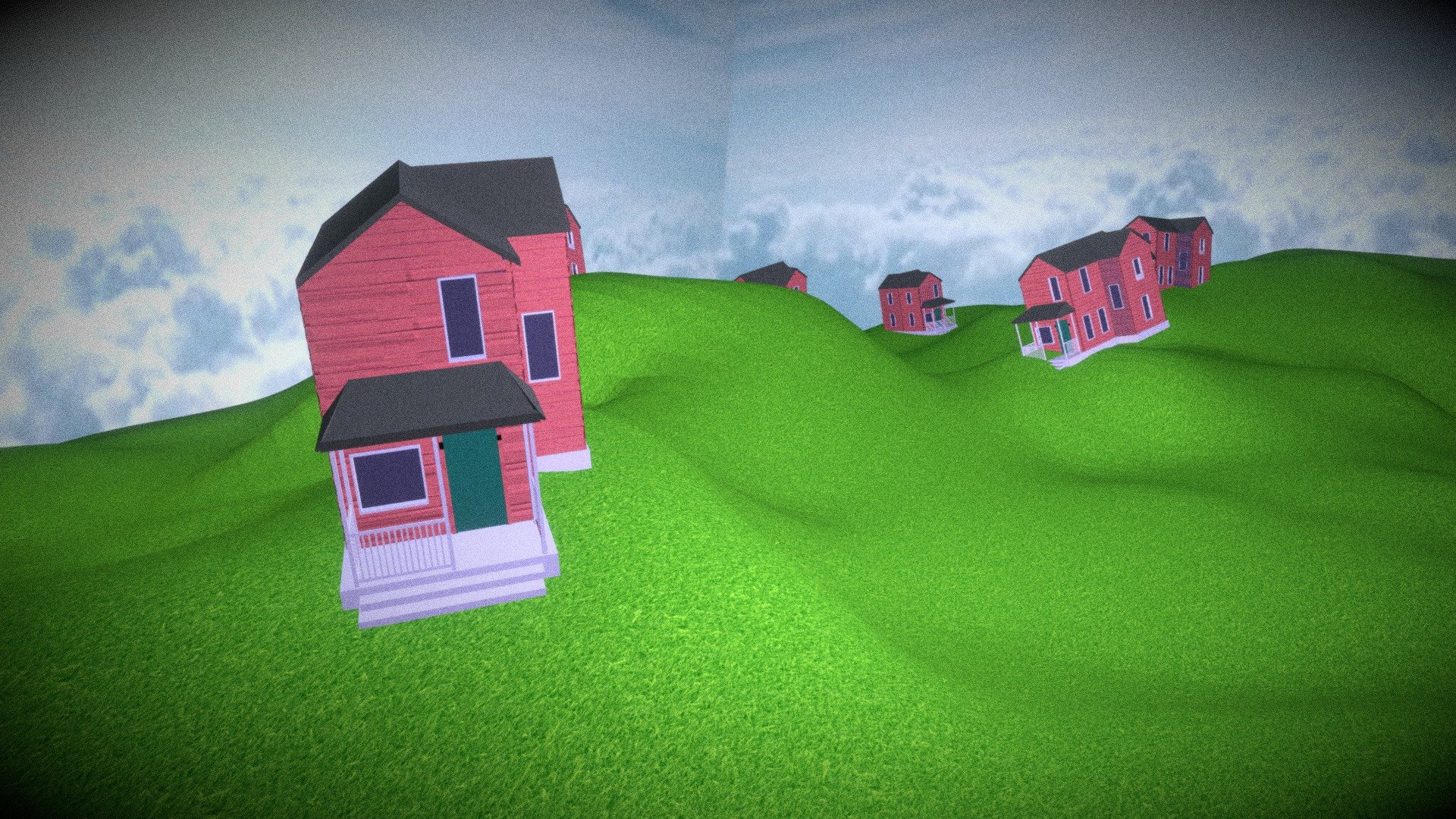 Dreamcore house Modelo 3D