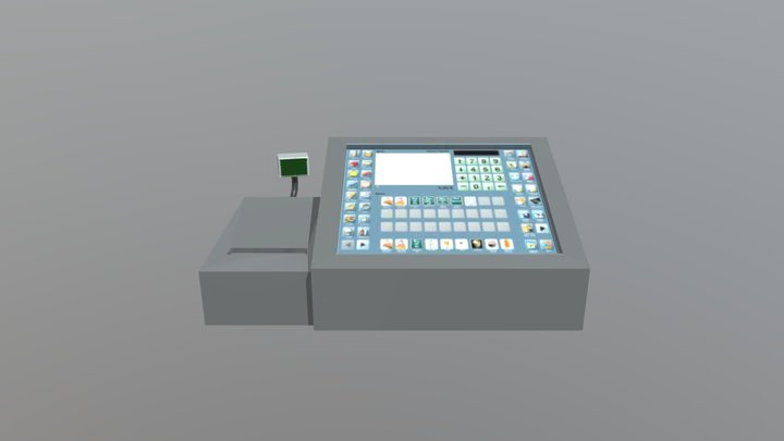 Caja Registradora TLALI 3D Model