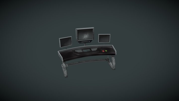 Sci-fi table 3D Model