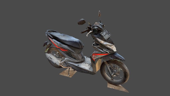 beat honda motor 3D Model