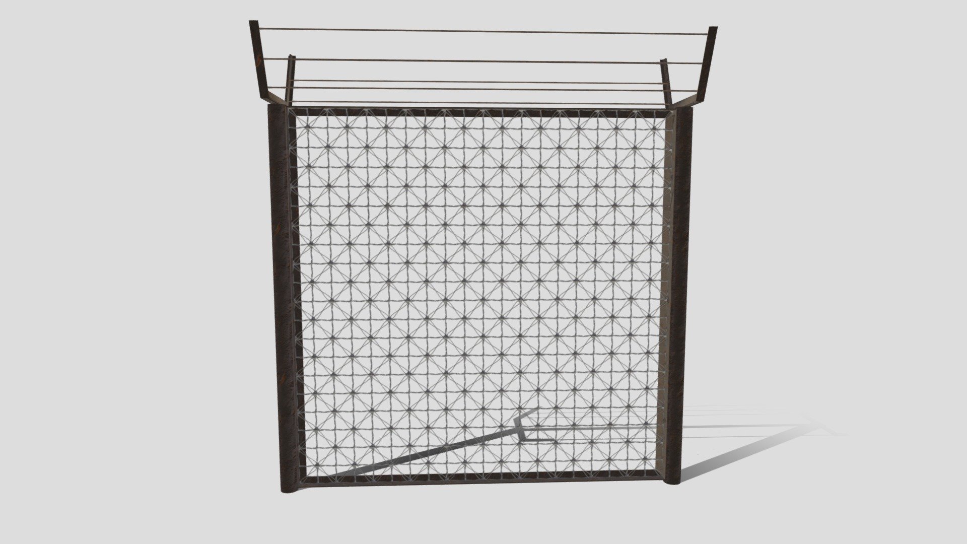 Low Poly Modular Fence 2