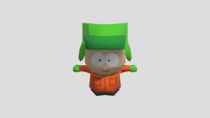 Nintendo 64 - South Park - Kyle 3D Model