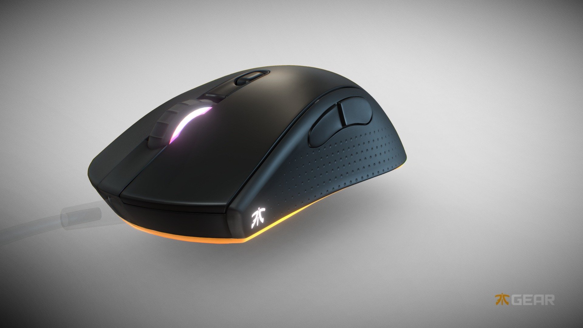 FNATIC FLICK Gaming Mouse Buy Royalty Free 3D model by