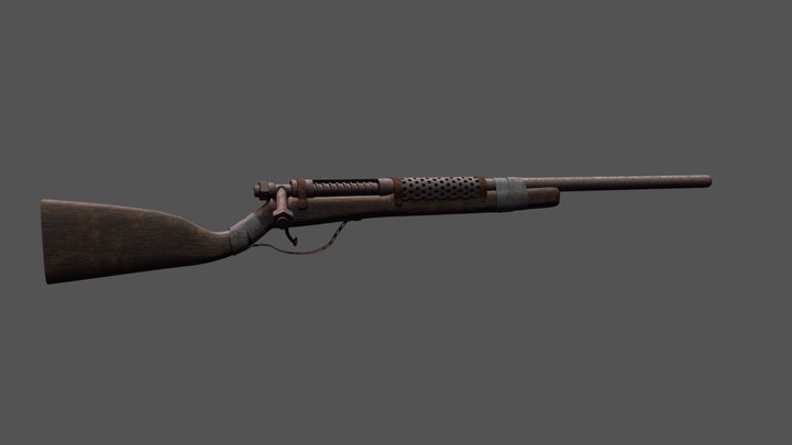 Scavenger Rifle 3D Model