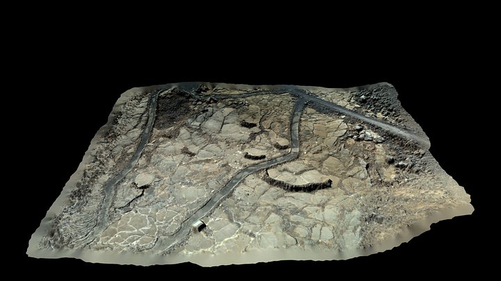 Waikoloa Petroglyphs - Shelters 3D Model