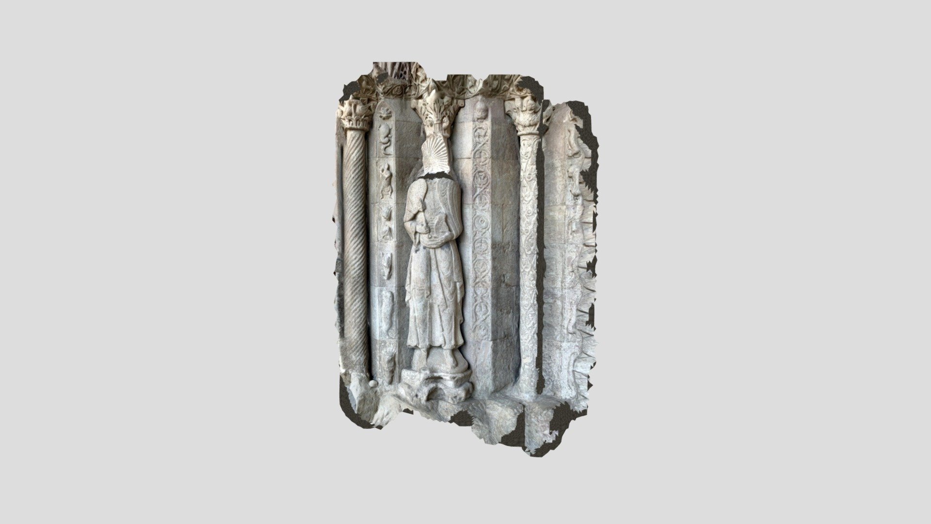 Sant Pere.  Portalada del monestir de Ripoll