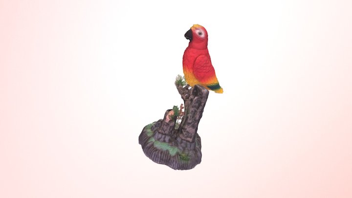 Parrot Decor 3D Model 3D Model