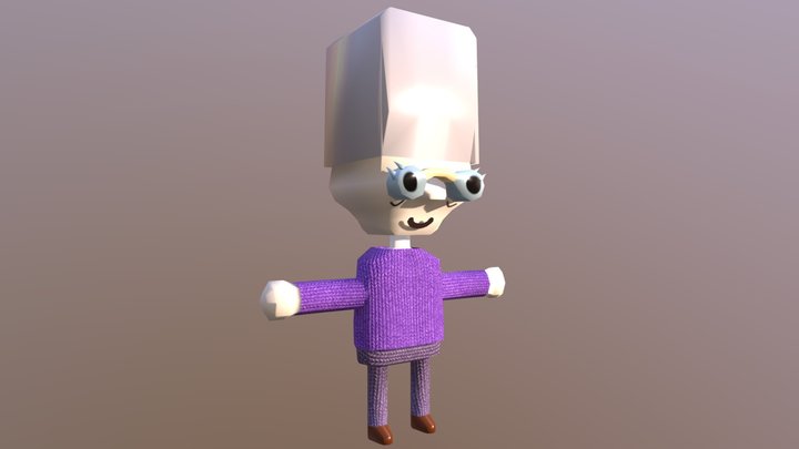 Granny Oldbag 3D Model
