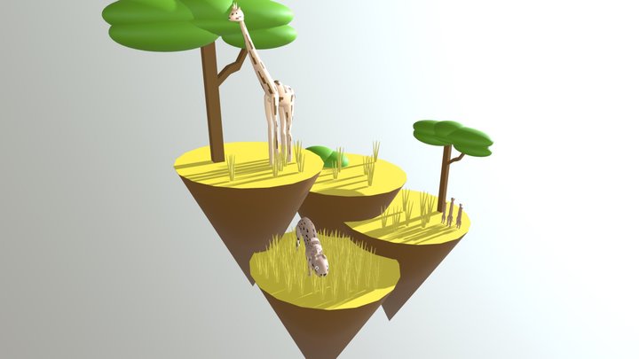 Joshua Gilmore P01 Floating Island 3D Model