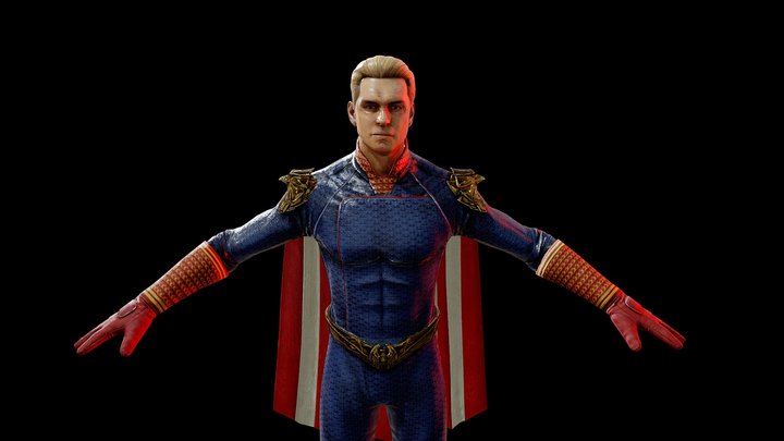 Homelander (Rigged) 3D Model