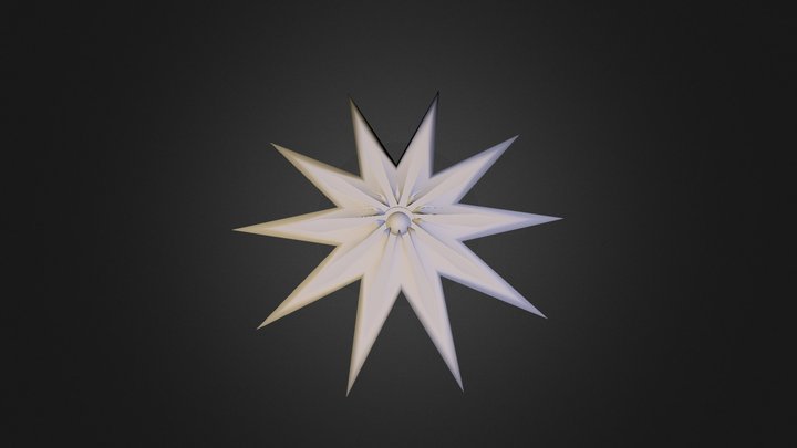 Demon eyed shuriken 3D Model