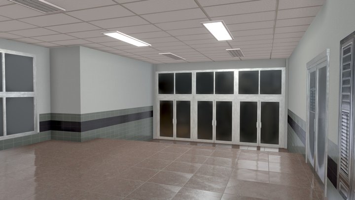 Building Lobby after hours