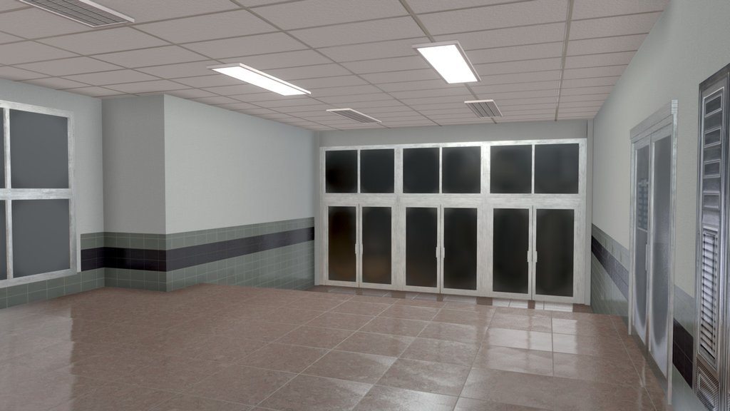 Building Lobby after hours