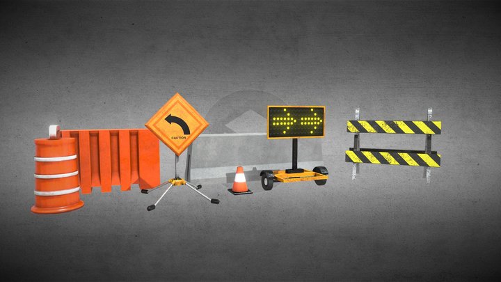 Construction Assets FREE 3D Model