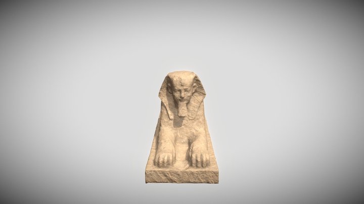 Sphinx Statue 3D Model