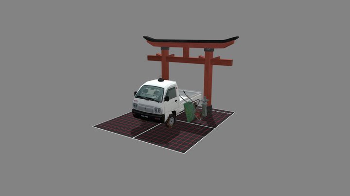 DAE 5 Finished props - Grandma's House 3D Model