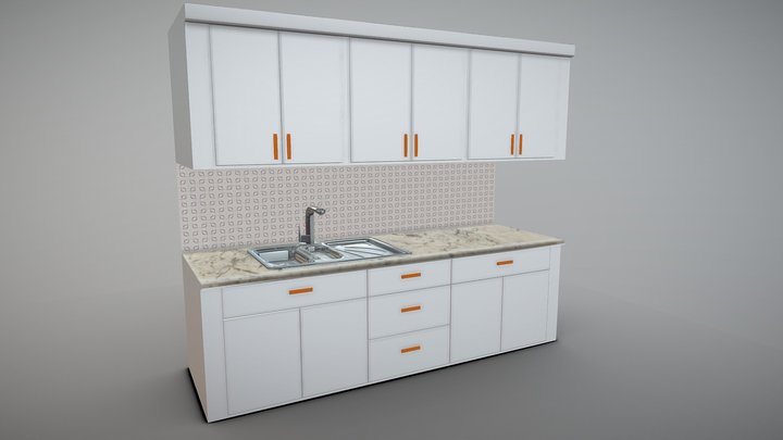 Kitchen Cabinet 1 3D Model