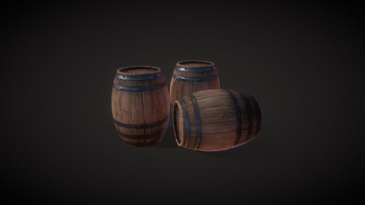 Barrel 3D Model