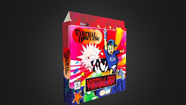 Virtual Bowling Box 3D Model