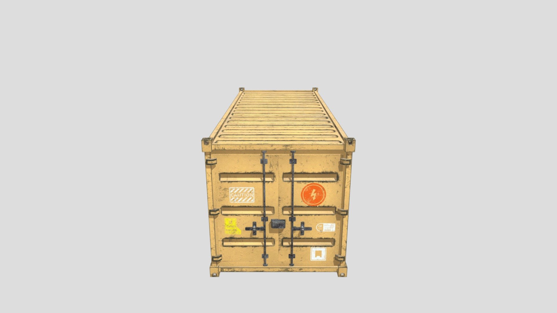 Shipping Container - 3D model by AiZity (@AiZity.com) [bc56754] - Sketchfab