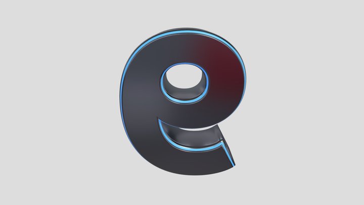 3d_number_-_9_nine 3D Model