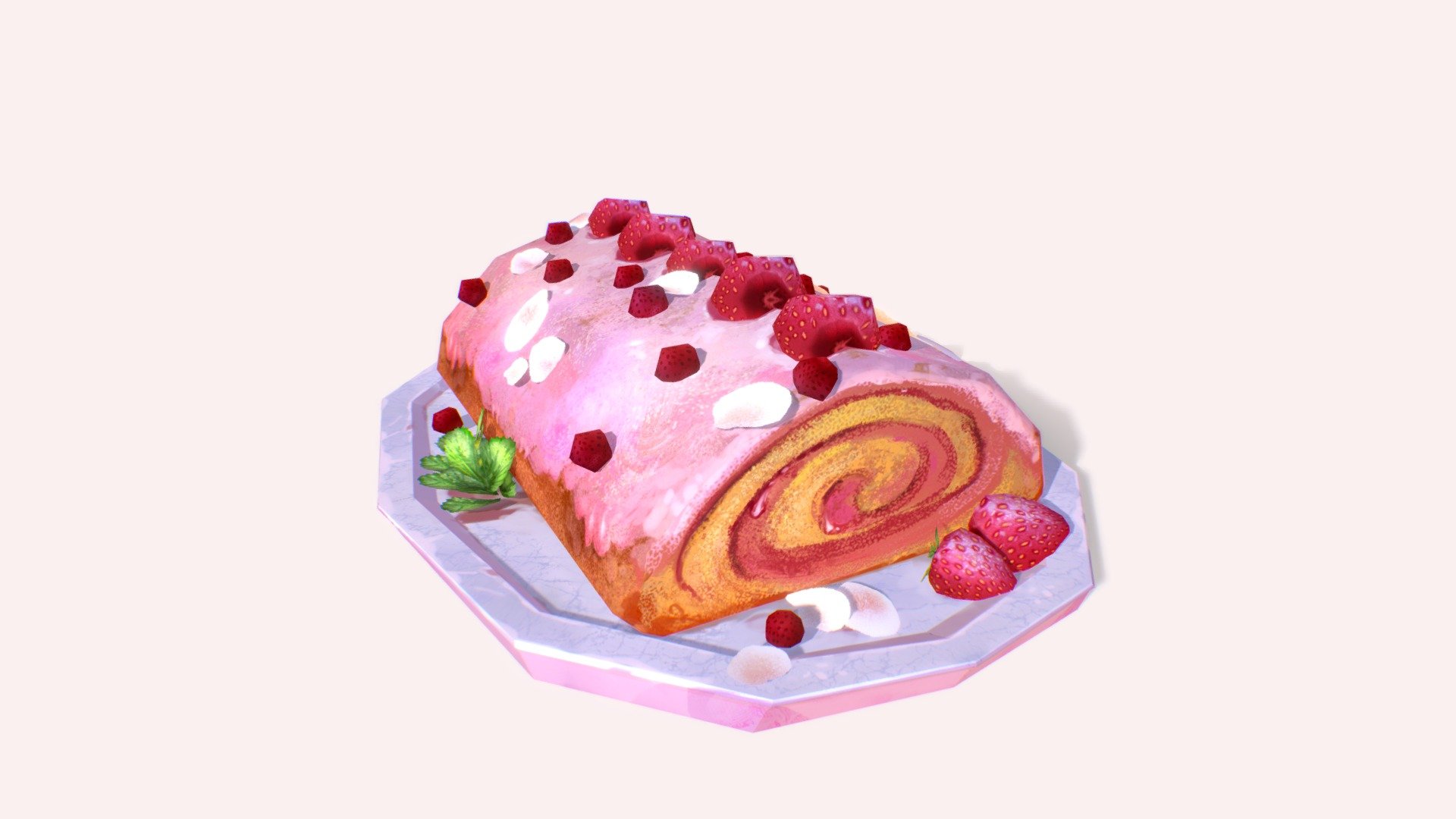 Strawberry Cream Roll