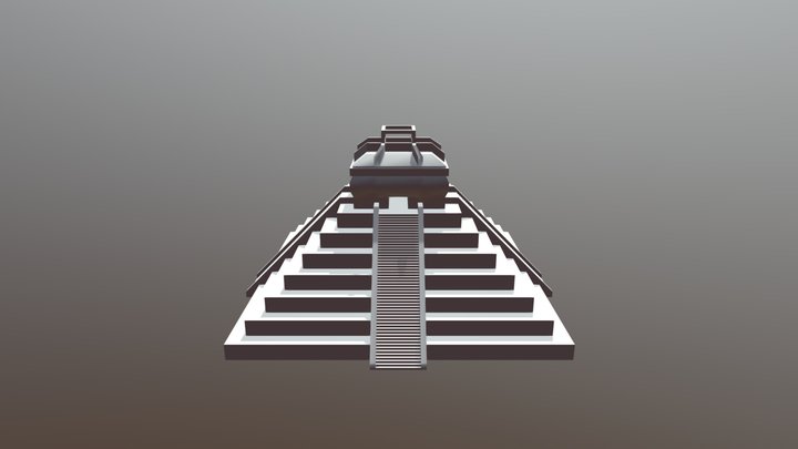 Mayan Pyramid 3D Model