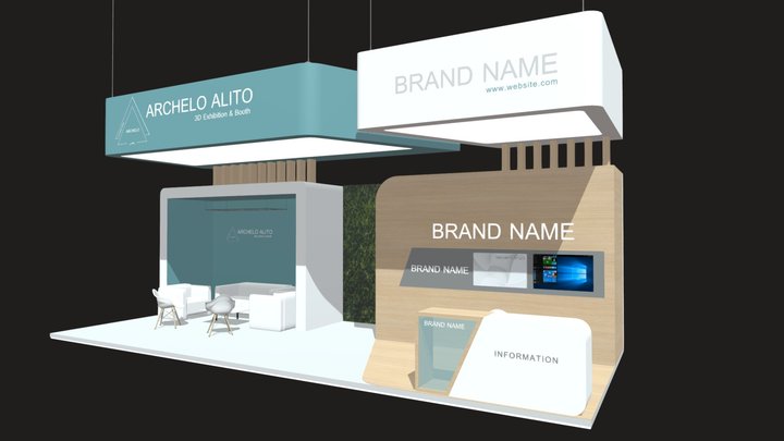 Exhibition design 3D Model