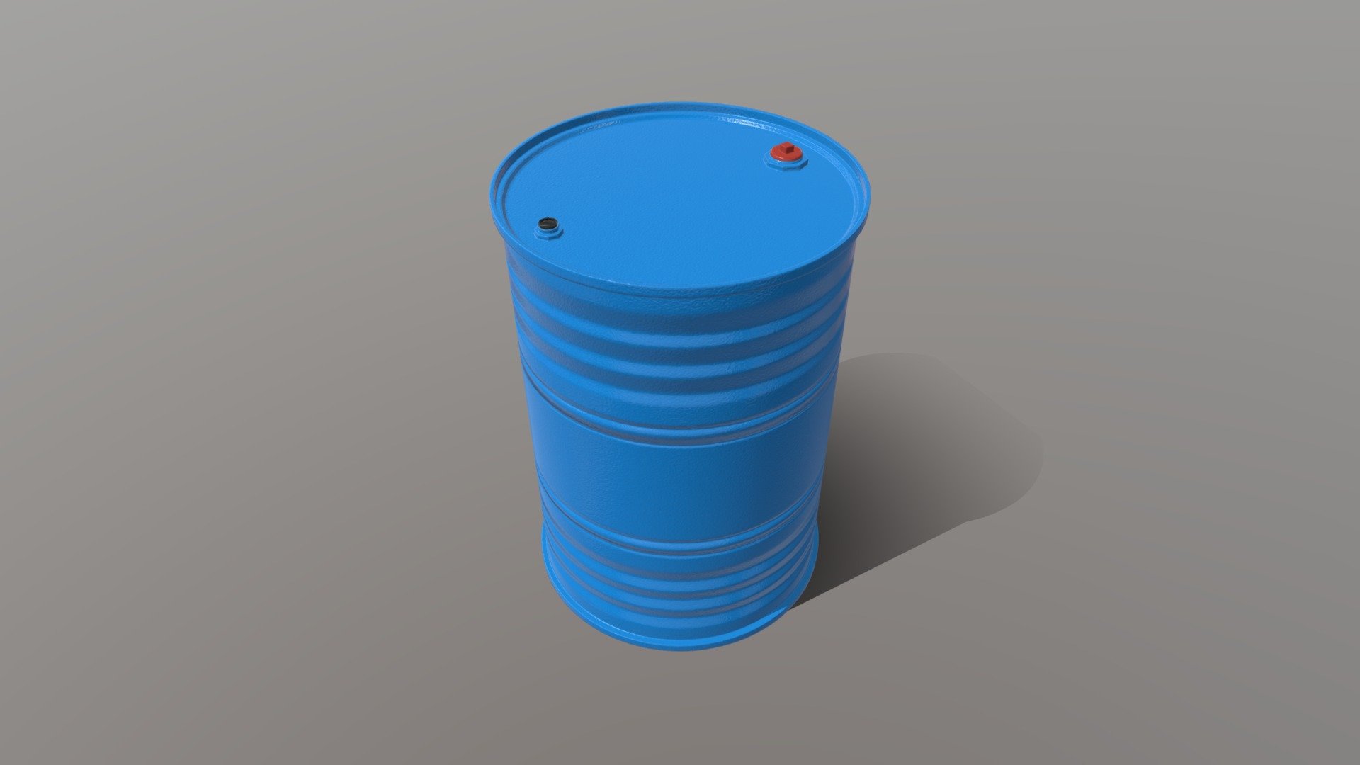 Low Poly Barrel 3