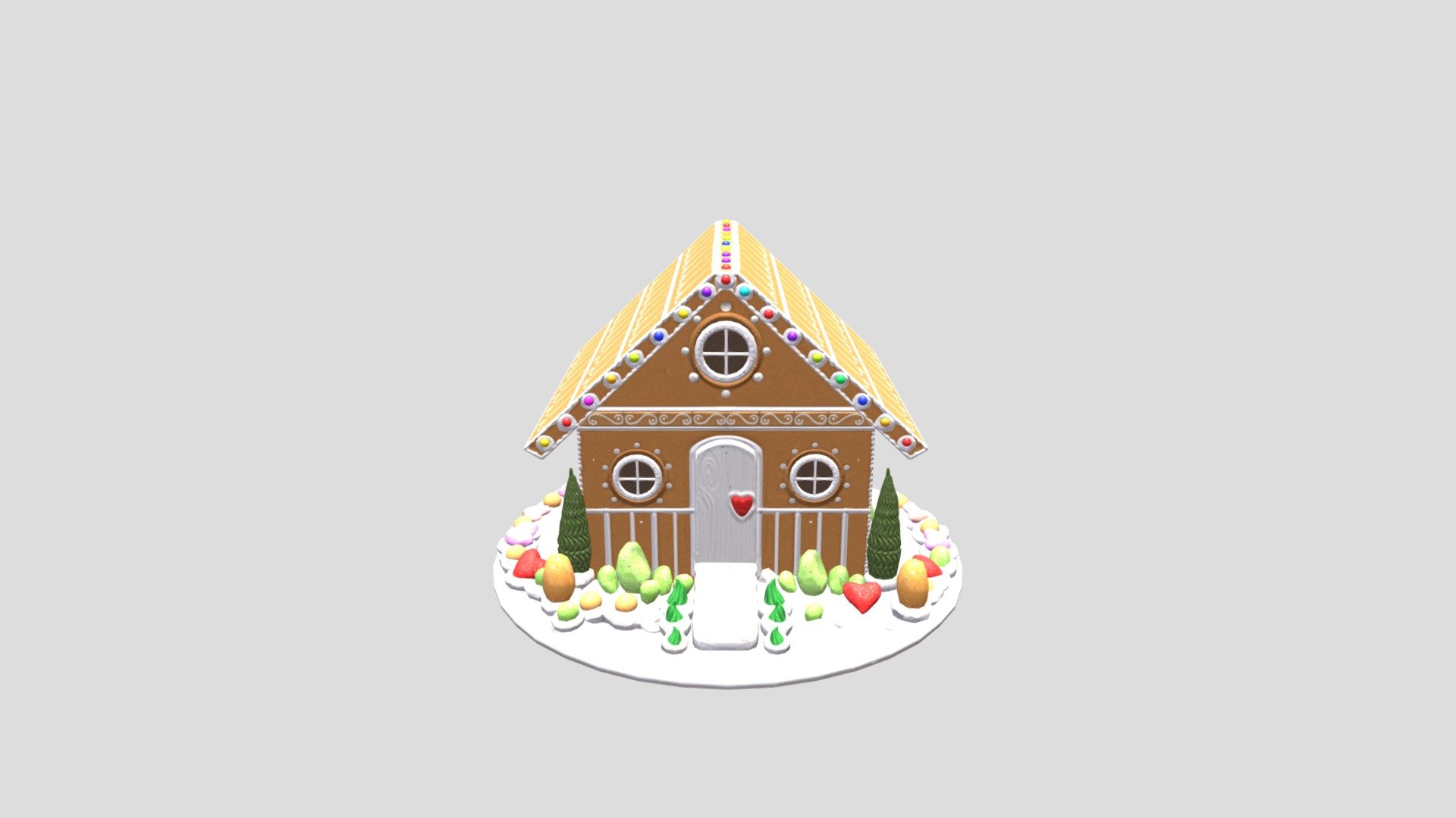 Gingerbread House — Sketchfab embed 3D viewer