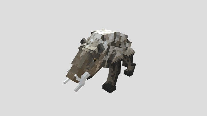 Animated Boar | Bloackbench 3D Model