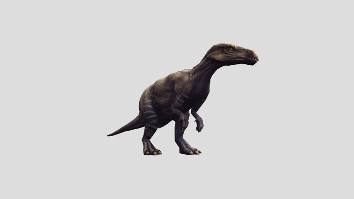 Dino Hunter Deadly Shores Iguanodon 3D Model