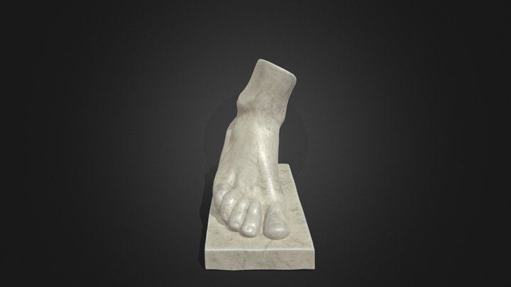 Foot sculpture 3D Model