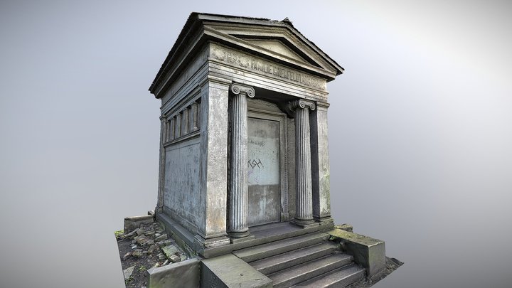 Riga. Great Cemetery  / Familie Crienfelot Crypt 3D Model
