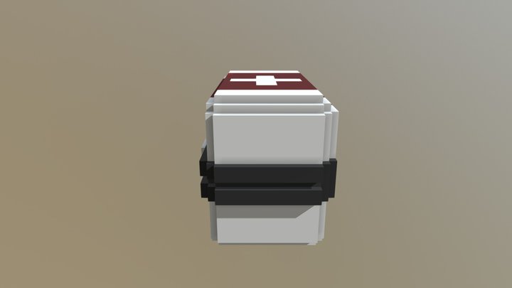 Health kit Minecraft 3D Model