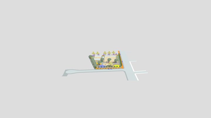 Estação da cidadania - Campina Grande PB 3D Model