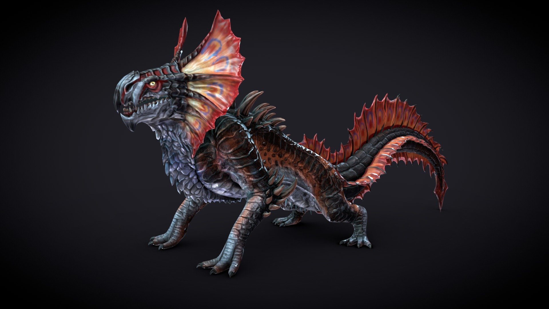 Greater Basilisk - 3D model by Jonas Westerholm (@Jonasw) [bc5d8c5 ...