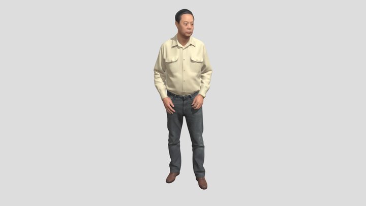 Casual Professional Portrait – Modelo 3D gratuito STL