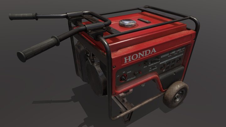 Honda Generator 3D Model