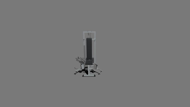Gym trainer 3D Model