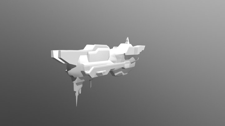 Player Ship 3D Model