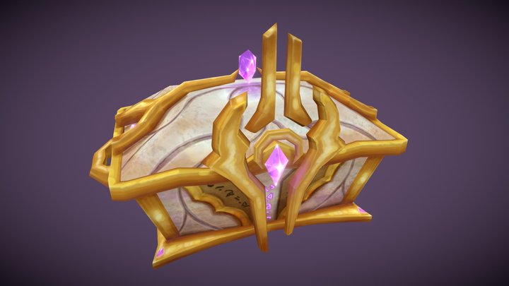 Siman Caroliine GameArtF Warchest Model 3D Model