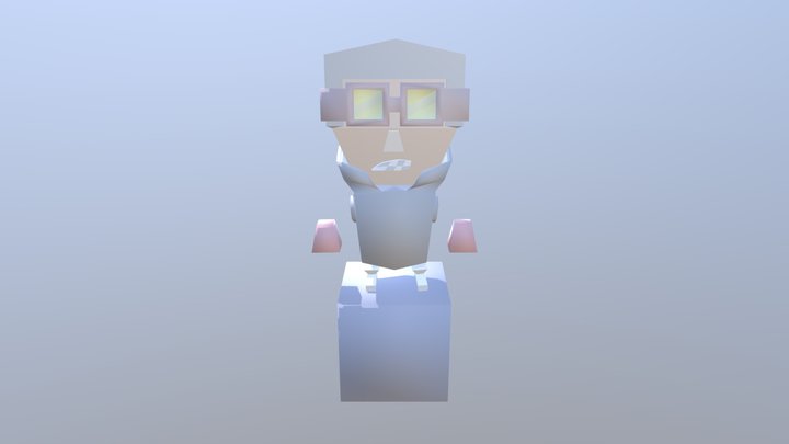Bobby Low-Poly for Mobile game 3D Model