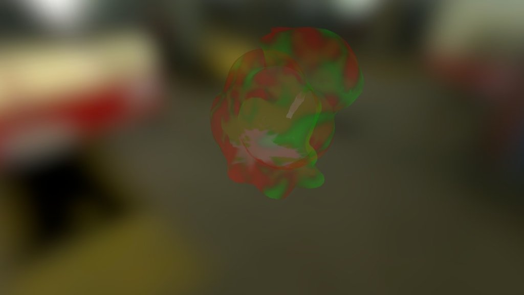 Transperent Bunny W/ No Ears And Has Chicken Pox
