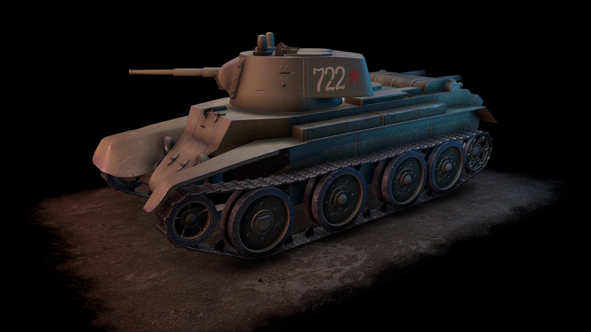 Bt-7 - 3d Model By Oleh (@oleg.sytnikov) [bc60f7f] - Sketchfab