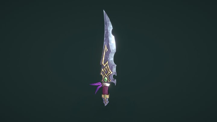 [STUDENT WORK] Epic sword 3D Model
