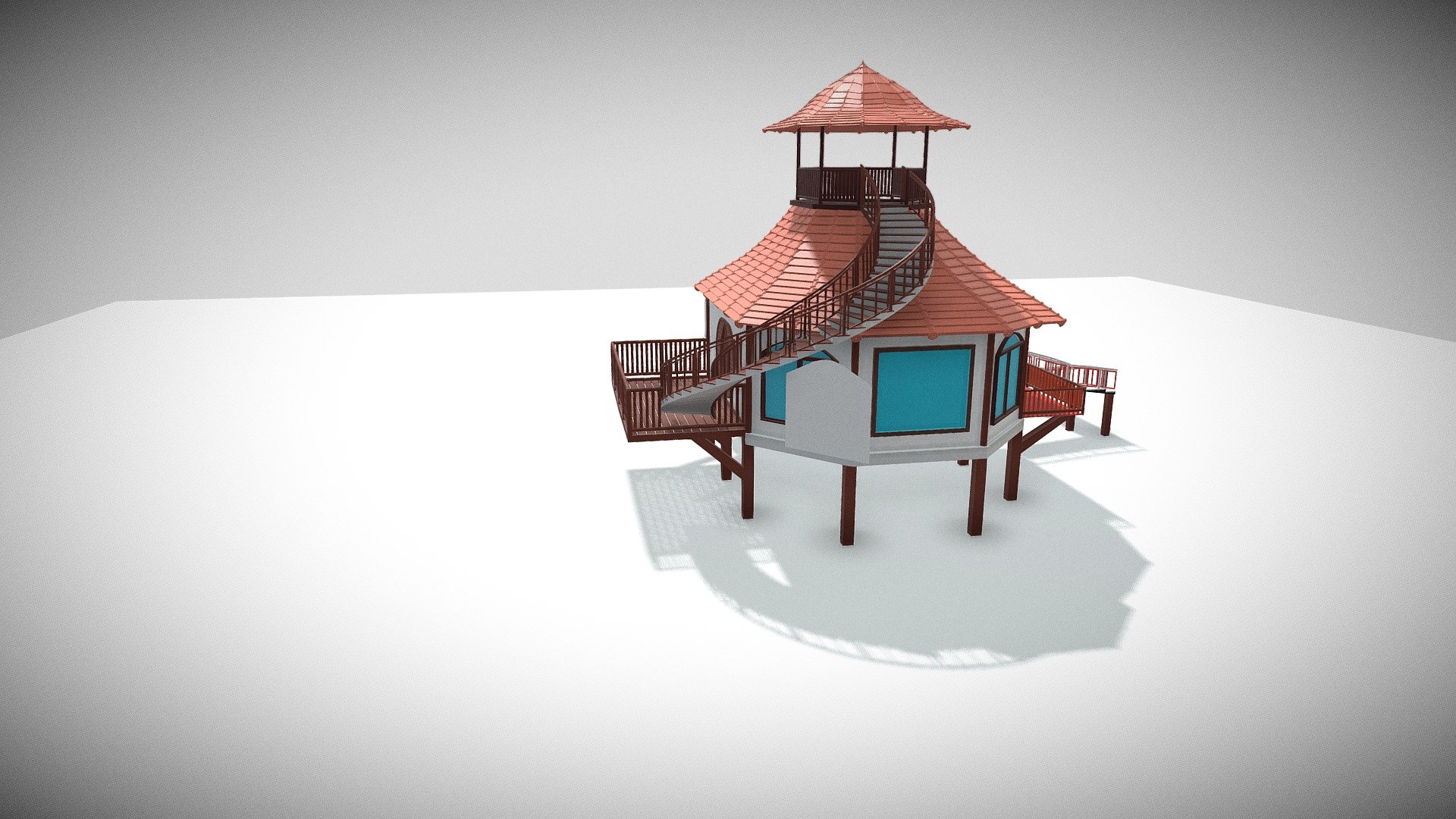 BIRD HUT OCT for lumion