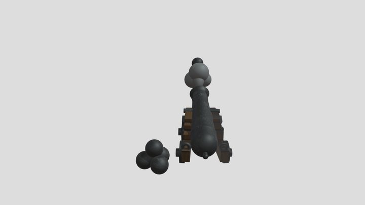 Cannon Complete 3D Model