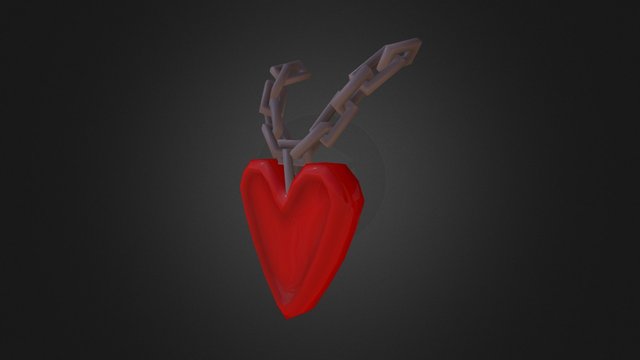 Heart Pendant 3D Model